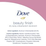 Dove Dry Spray Antiperspirant Deodorant for Women, Beauty Finish, 48 Hour Protection, Soft And Comfortable Underarms, Rose, 3.8 Oz, Pack of 3 - Image 7